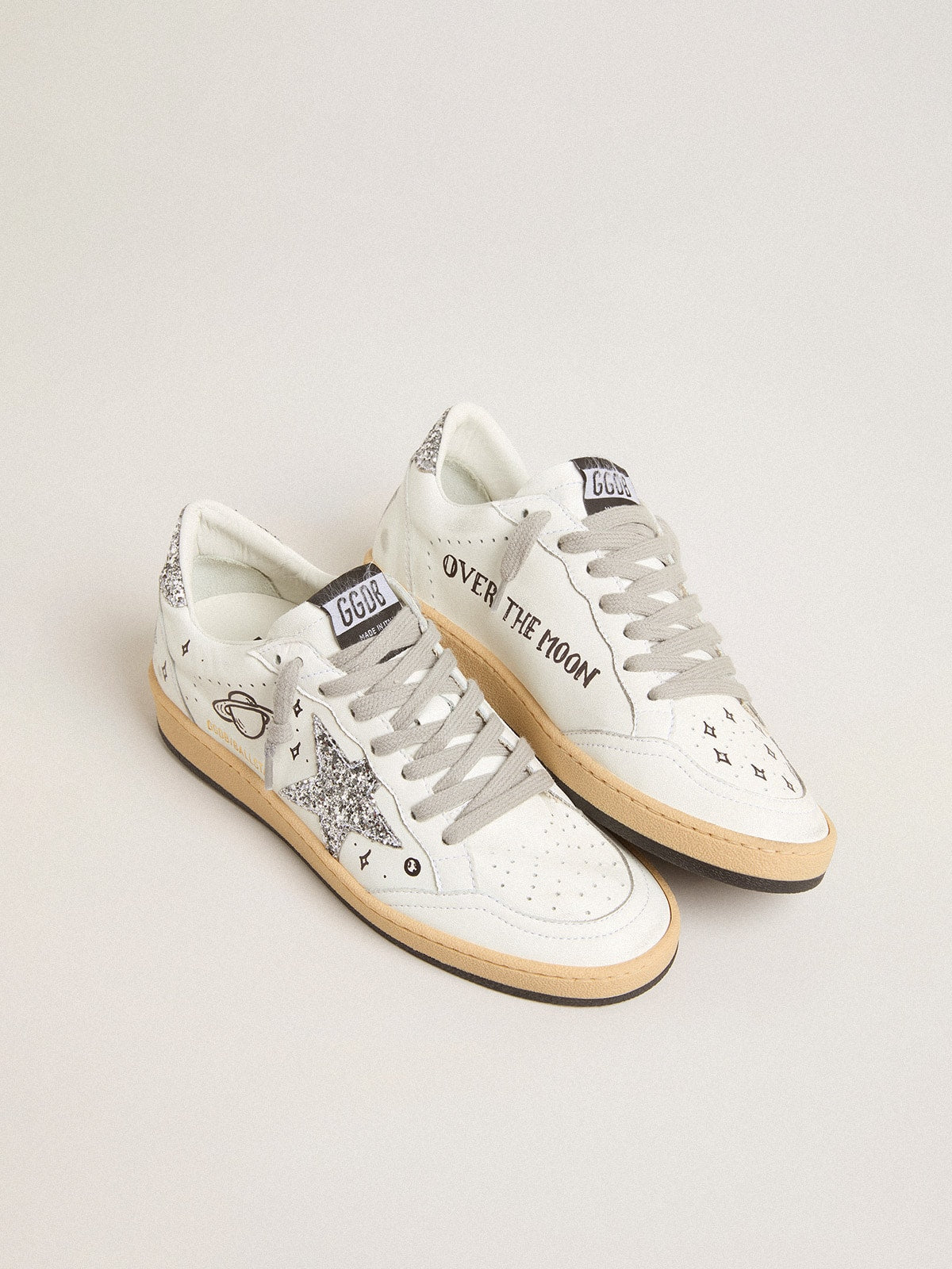 Men’s Ball Star Wishes in nappa leather with glitter star and heel tab
