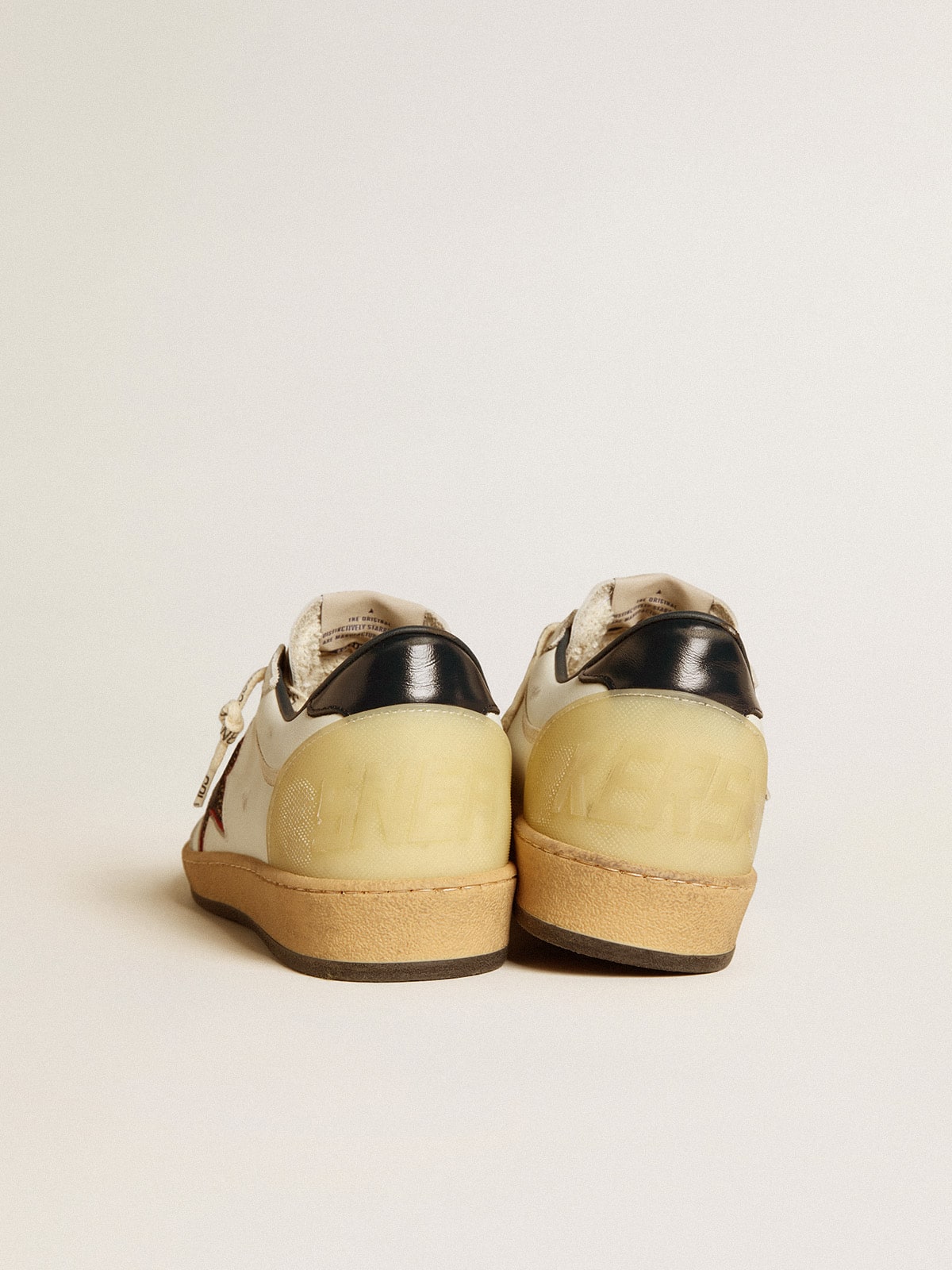 Ball Star LTD da donna con stella in rete e linguetta sul tallone in pelle blu notte