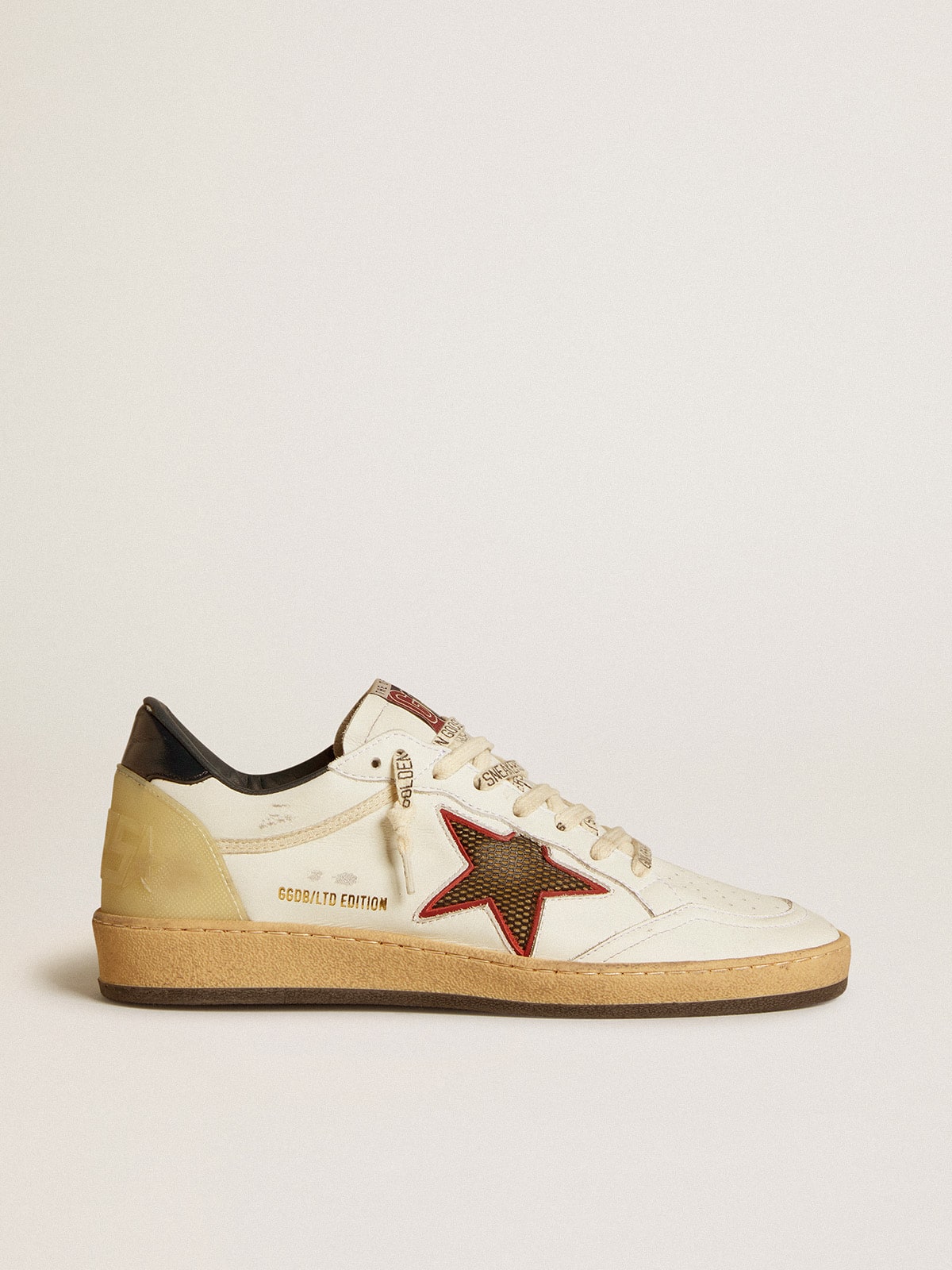 Ball Star LTD da donna con stella in rete e linguetta sul tallone in pelle blu notte